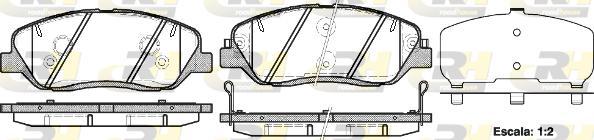 Roadhouse 21226.02 - Тормозные колодки, дисковые, комплект autosila-amz.com