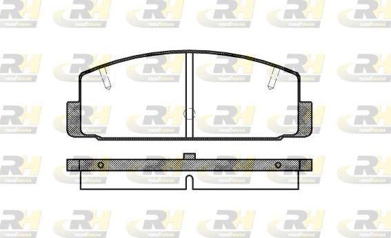 Roadhouse 2179.20 - Тормозные колодки, дисковые, комплект autosila-amz.com