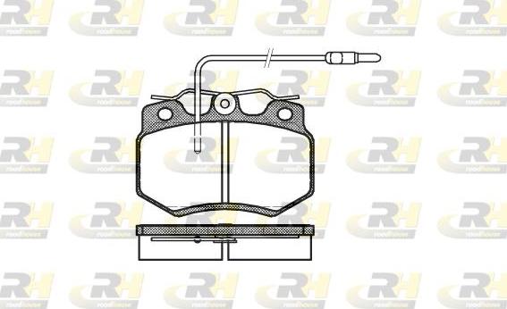 Roadhouse 2170.04 - Тормозные колодки, дисковые, комплект autosila-amz.com