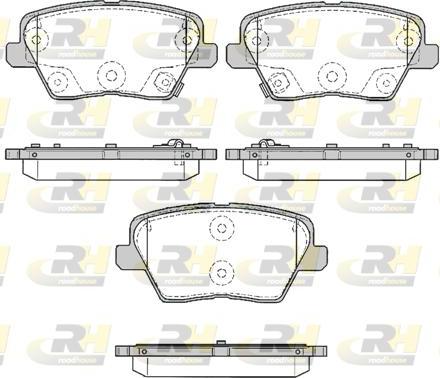 Roadhouse 21784.02 - Тормозные колодки, дисковые, комплект autosila-amz.com