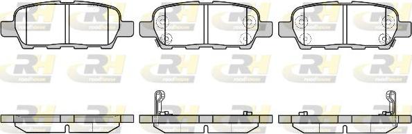 Roadhouse 2876.29 - Тормозные колодки, дисковые, комплект autosila-amz.com