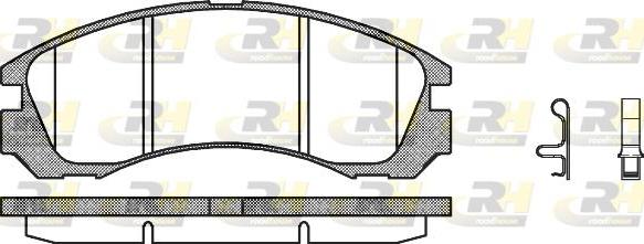 Roadhouse 2354.32 - Тормозные колодки, дисковые, комплект autosila-amz.com