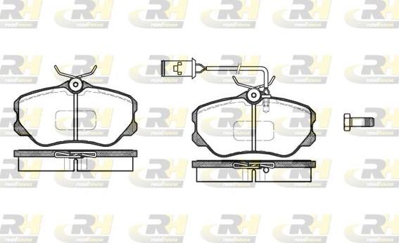 Roadhouse 2303.12 - Тормозные колодки, дисковые, комплект autosila-amz.com