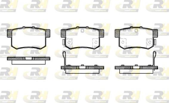 Roadhouse 2325.32 - Тормозные колодки, дисковые, комплект autosila-amz.com