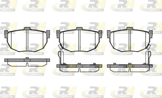 Roadhouse 2294.32 - Колодки торм. диск. задн. Cerato 1.6 16v 2.0 CRDi 2.0i (04-) autosila-amz.com