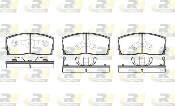 Roadhouse 2254.02 - Тормозные колодки, дисковые, комплект autosila-amz.com