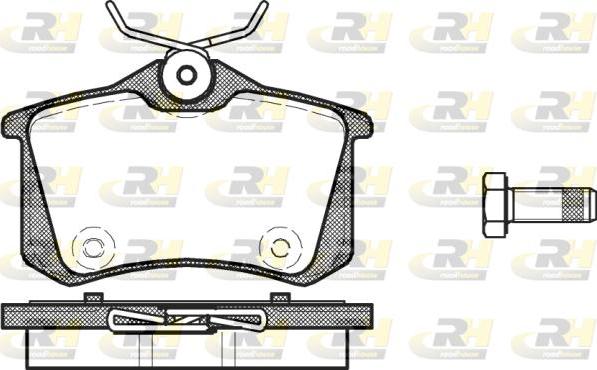 Roadhouse 2263.14 - Тормозные колодки, дисковые, комплект autosila-amz.com