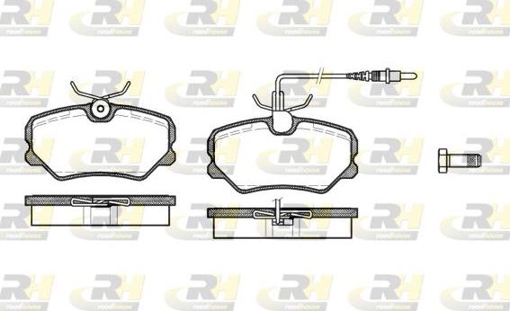 Roadhouse 2262.02 - Колодки торм.дисковые autosila-amz.com