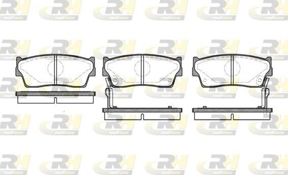 Roadhouse 2289.02 - Тормозные колодки, дисковые, комплект autosila-amz.com