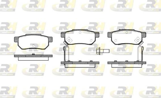 Roadhouse 2233.02 - Тормозные колодки, дисковые, комплект autosila-amz.com