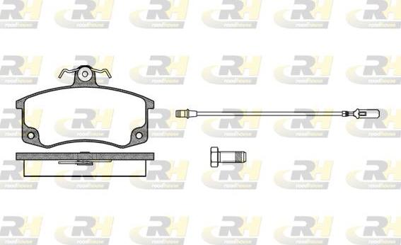 Roadhouse 2221.02 - Тормозные колодки, дисковые, комплект autosila-amz.com