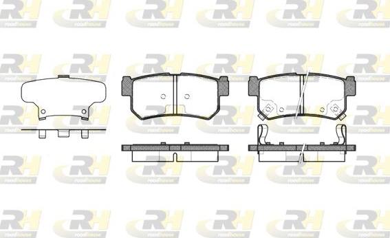 Roadhouse 2746.62 - Тормозные колодки, дисковые, комплект autosila-amz.com