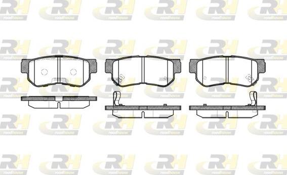 Roadhouse 2746.12 - Тормозные колодки, дисковые, комплект autosila-amz.com