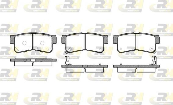 Roadhouse 2746.22 - Тормозные колодки, дисковые, комплект autosila-amz.com