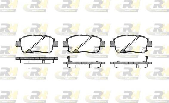 Roadhouse 2740.02 - Тормозные колодки, дисковые, комплект autosila-amz.com