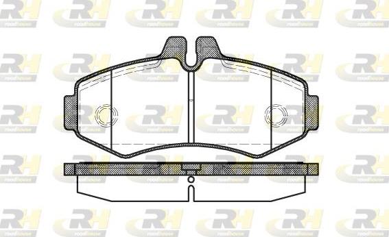 Roadhouse 2701.00 - Тормозные колодки, дисковые, комплект autosila-amz.com