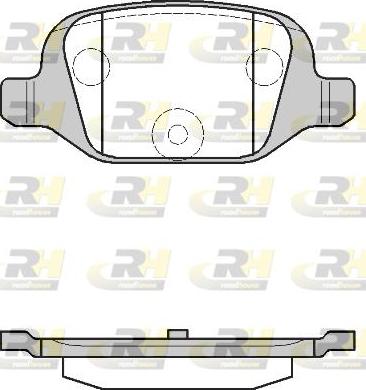 Roadhouse 2727.00 - Тормозные колодки, дисковые, комплект autosila-amz.com