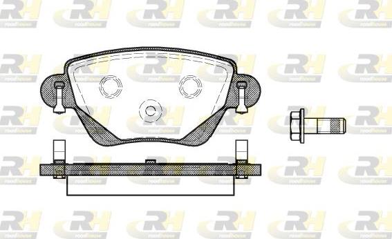 Roadhouse 2777.00 - Тормозные колодки, дисковые, комплект autosila-amz.com