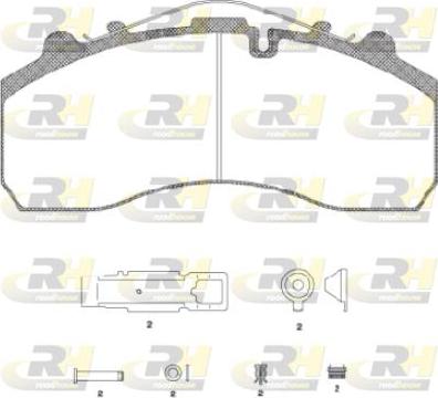 Roadhouse JSX 2637.20 - Тормозные колодки, дисковые, комплект autosila-amz.com