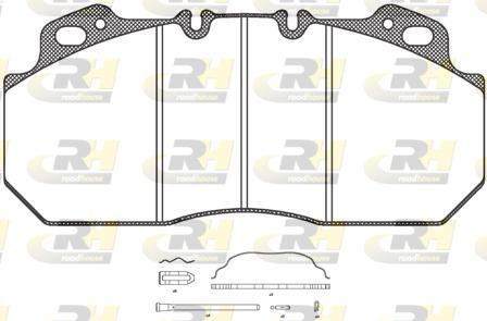 Roadhouse JSX 2622.30 - Тормозные колодки, дисковые, комплект autosila-amz.com