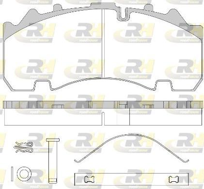 Roadhouse JSX 21554.80 - Тормозные колодки, дисковые, комплект autosila-amz.com