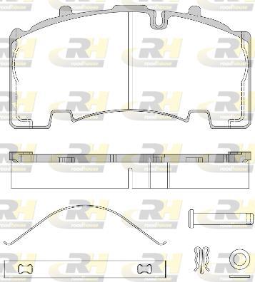 Roadhouse JSX 21555.80 - Тормозные колодки, дисковые, комплект autosila-amz.com