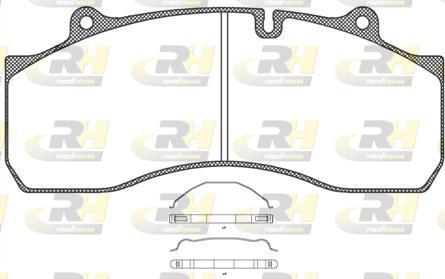 Roadhouse JSX 21073.00 - Тормозные колодки, дисковые, комплект autosila-amz.com