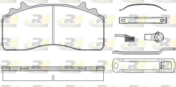 Roadhouse JSX 21841.80 - Тормозные колодки, дисковые, комплект autosila-amz.com