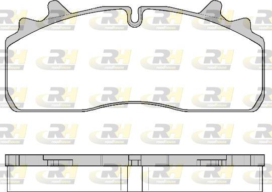 Roadhouse JSX 21726.00 - Тормозные колодки, дисковые, комплект autosila-amz.com