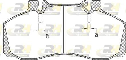 Roadhouse JSX 2245.20 - Тормозные колодки, дисковые, комплект autosila-amz.com