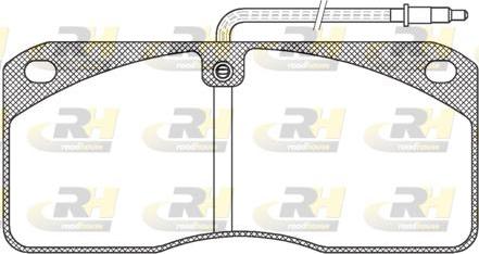 Roadhouse JSX 2278.40 - Тормозные колодки, дисковые, комплект autosila-amz.com