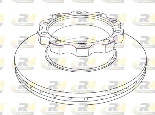 Roadhouse NSX1221.20 - Тормозной диск autosila-amz.com