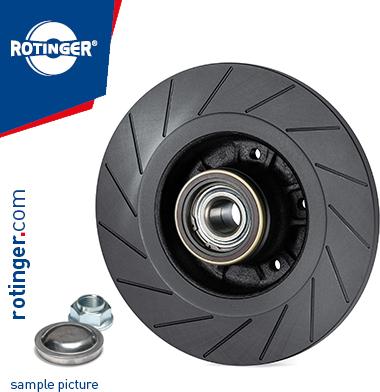 Rotinger RT 3189BS-GL T6 - Диск тормозной графитовый с насечками с подшипником autosila-amz.com