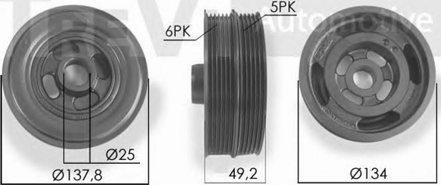 RPK RPK060300 - Шкив коленчатого вала autosila-amz.com