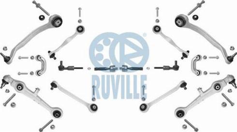 Ruville 935707S - Подвеска колеса, комплект autosila-amz.com