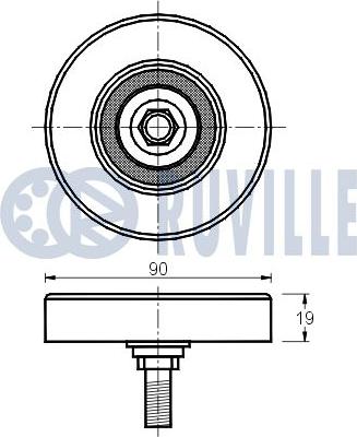 Ruville 540981 - Натяжитель, поликлиновый ремень autosila-amz.com