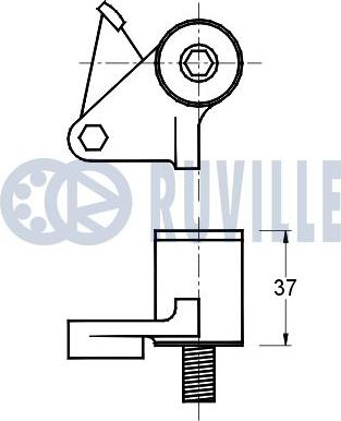 Ruville 541094 - Натяжитель ГРМ autosila-amz.com