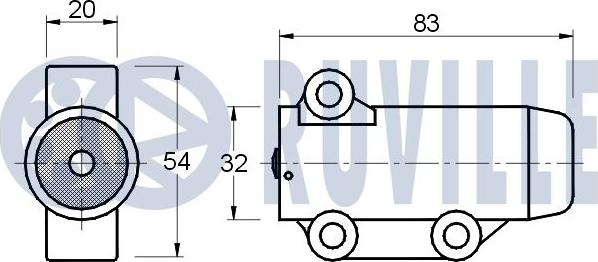 Ruville 541372 - Успокоитель, зубчатый ремень autosila-amz.com