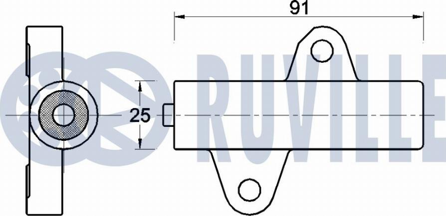 Ruville 542628 - Успокоитель, зубчатый ремень autosila-amz.com