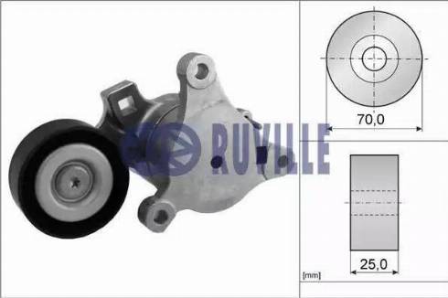 Ruville 55994 - Натяжитель, поликлиновый ремень autosila-amz.com