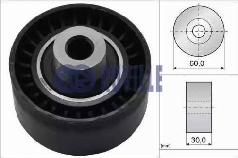 Ruville 55969 - Направляющий ролик, зубчатый ремень ГРМ autosila-amz.com