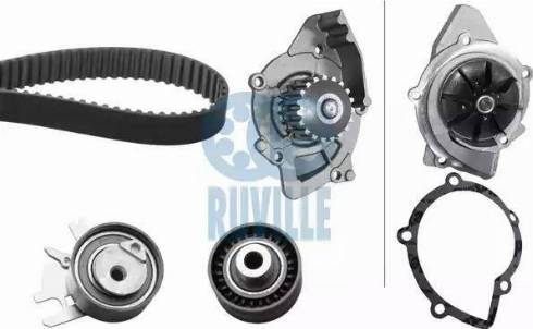 Ruville 55973701 - Водяной насос + комплект зубчатого ремня ГРМ autosila-amz.com