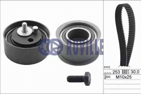 Ruville 5549070 - Комплект зубчатого ремня ГРМ autosila-amz.com