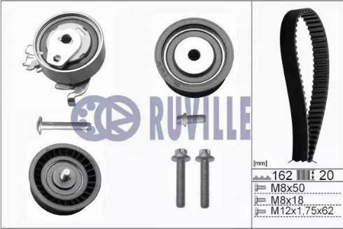 Ruville 5532773 - Комплект зубчатого ремня ГРМ autosila-amz.com