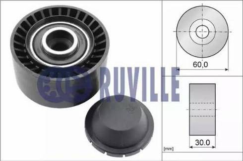 Ruville 55247 - Ролик, поликлиновый ремень autosila-amz.com