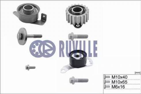 Ruville 5521451 - Комплект роликов, зубчатый ремень ГРМ autosila-amz.com