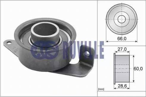 Ruville 55214 - Ролик натяжителя ремня autosila-amz.com