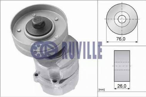 Ruville 56527 - Натяжитель, поликлиновый ремень autosila-amz.com