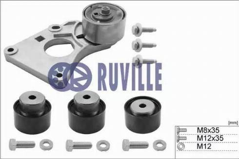 Ruville 5664350 - Комплект роликов, зубчатый ремень ГРМ autosila-amz.com