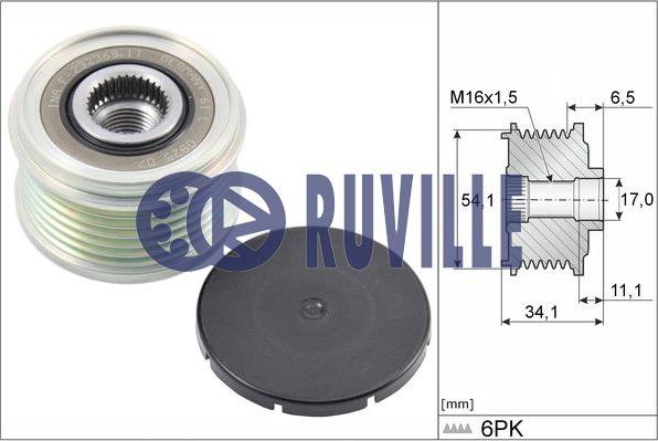 Ruville 56657 - Водяной насос autosila-amz.com